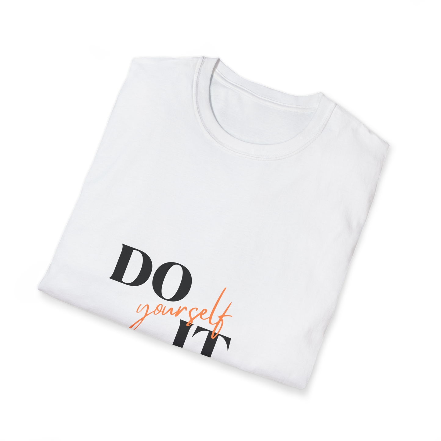 White Round Neck Tshirt (Do it yourself)