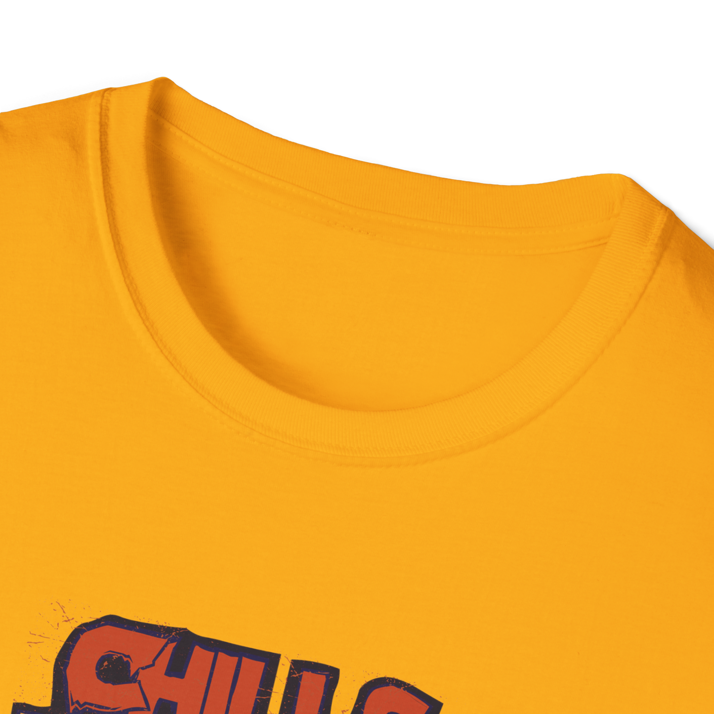 Yellow Regular Size Printed Tshirt (Wolf)