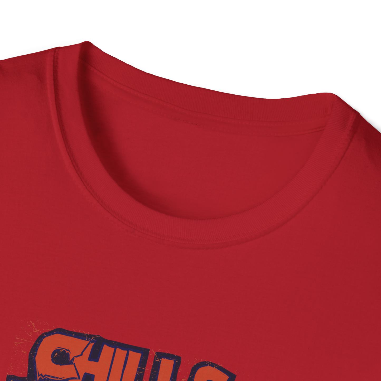 Red Regular Size Printed Tshirt (Wolf)