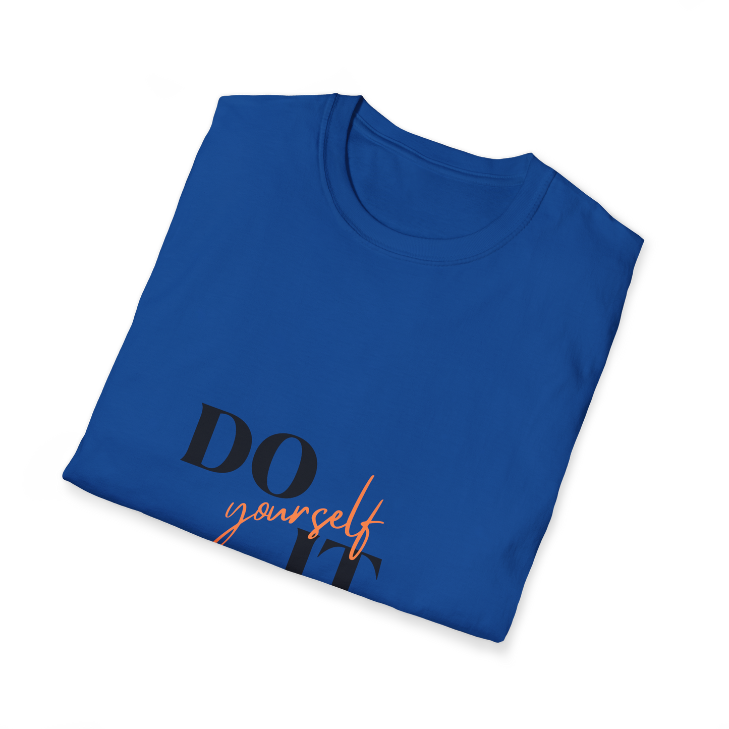 Blue Round Neck Tshirt (Do it yourself)