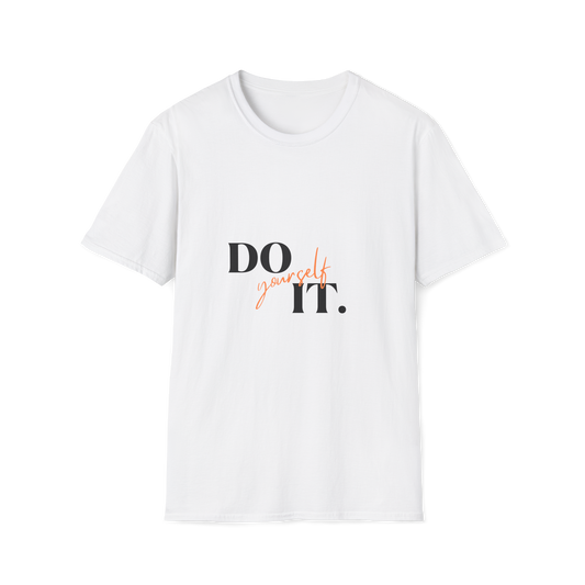White Round Neck Tshirt (Do it yourself)