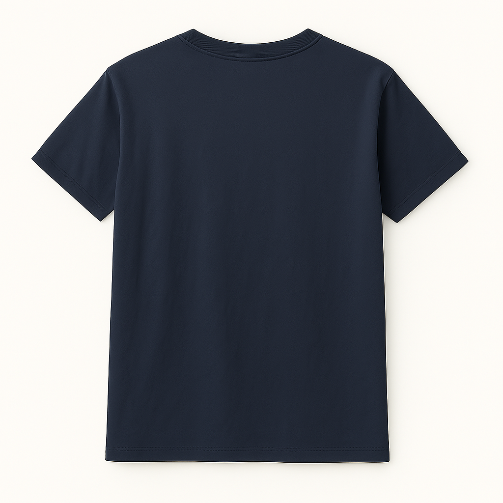 Navy Blue Regular Size Plain Tshirt